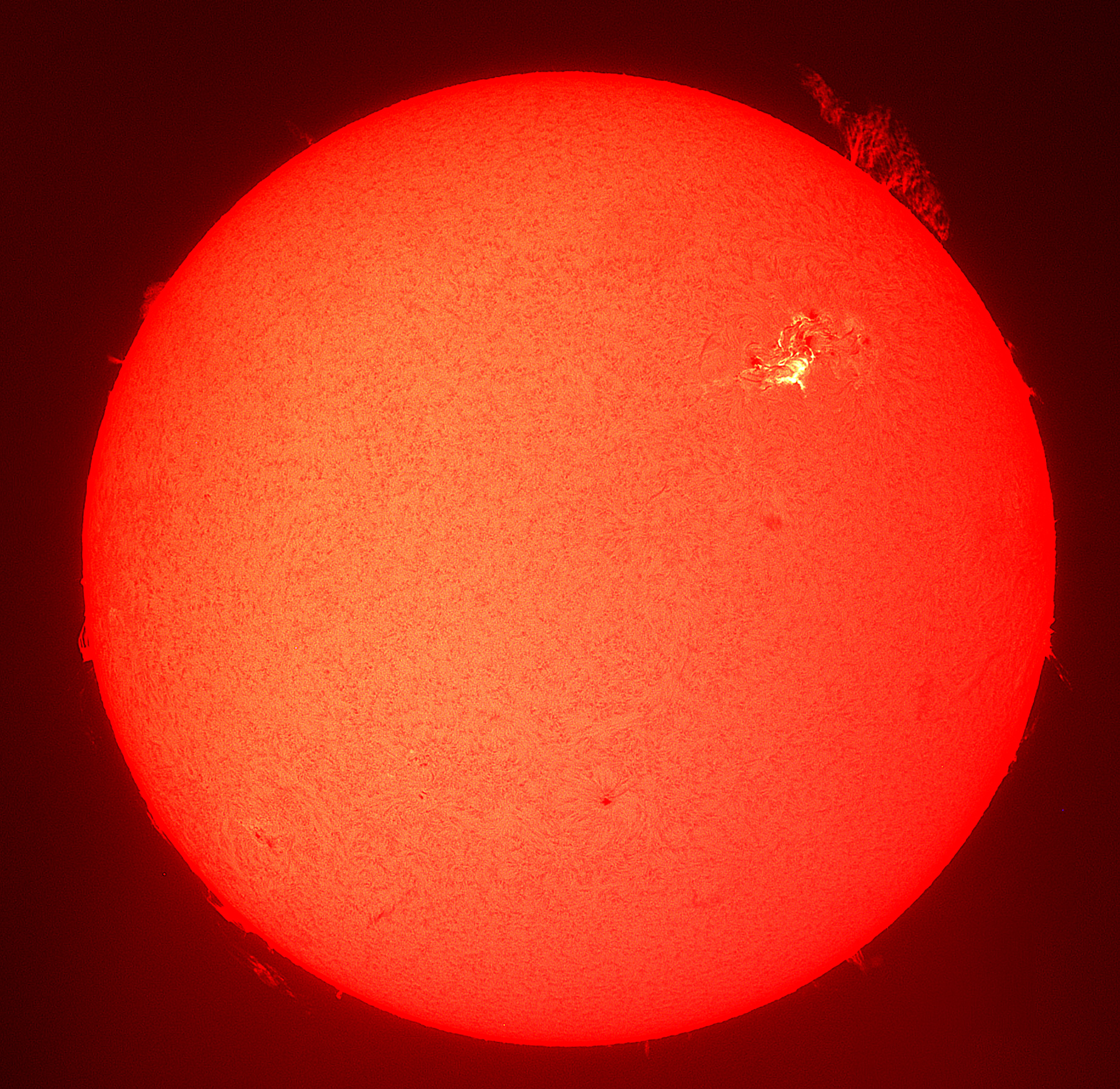 Sonne am 10.5.2024 in H-alpha
