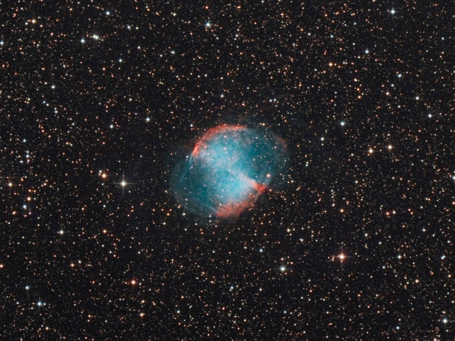 Klostersternwarte M27 20190821 2x41minLRGB Aus