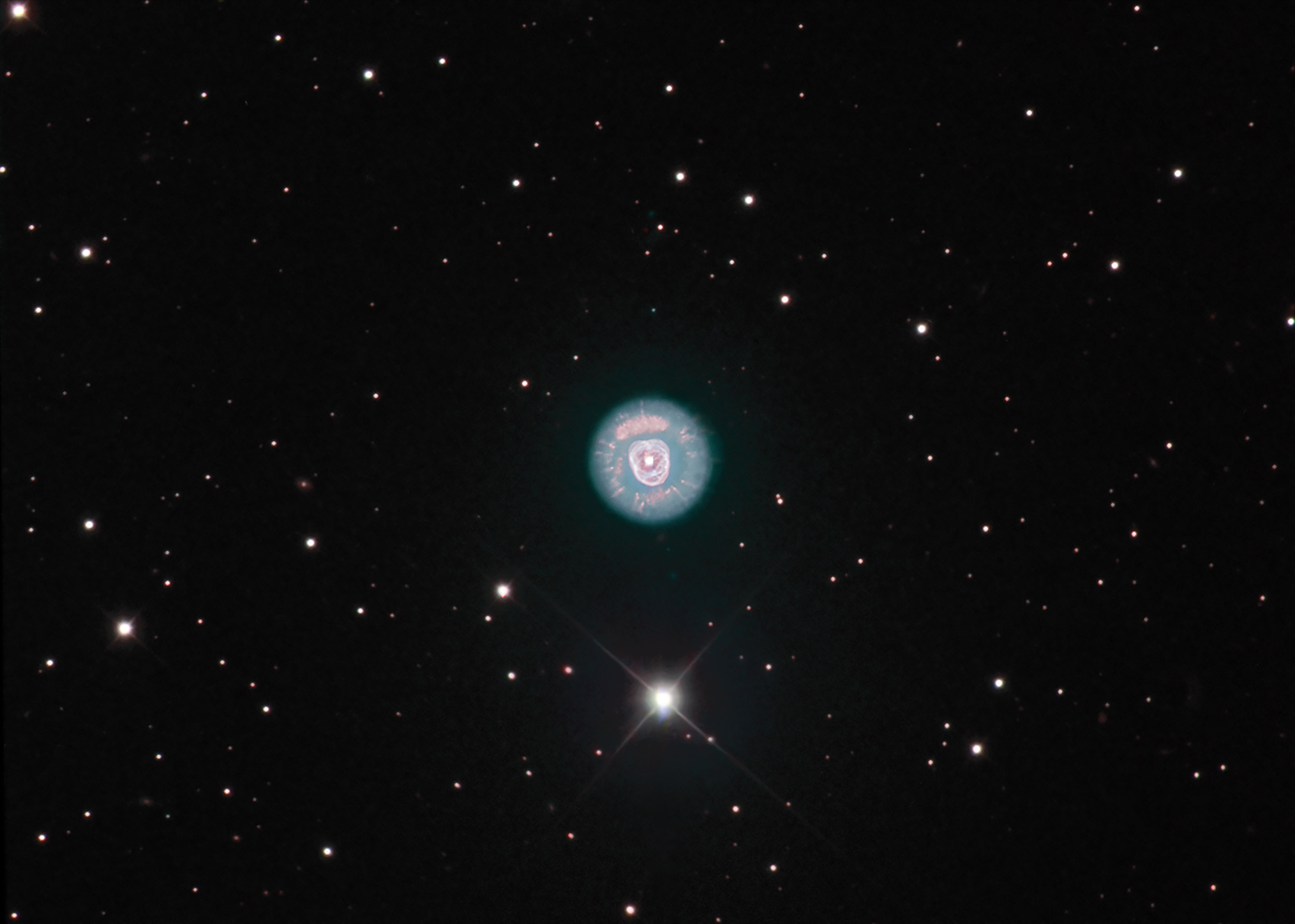 NGC2392 20250330 0533UT F65 RGB 5