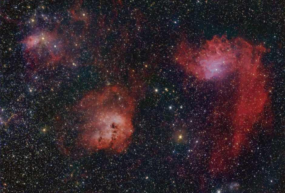 NGC 1893, IC 405 - Flaming Star, IC 417