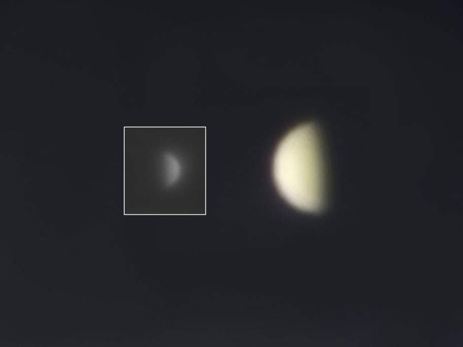 Merkur und Venus am Taghimmel