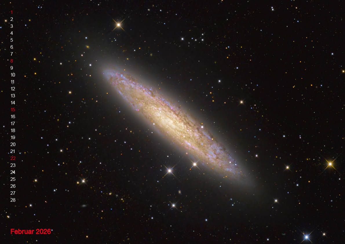 Mit LCO belichtet: NGC 253