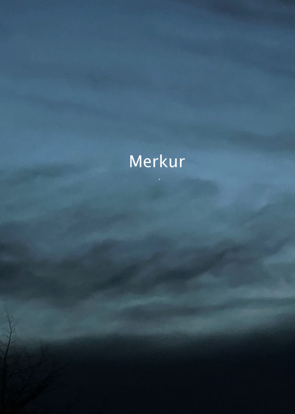 Merkur am 23.4.2024 um 19:26 Uhr MEZ